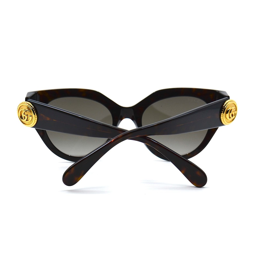 Gucci GG1408S 003 Havana Brown Cat Eye Sunglasses NWT - Picture 9 of 15